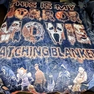Large Horror Movie Themed Blanket